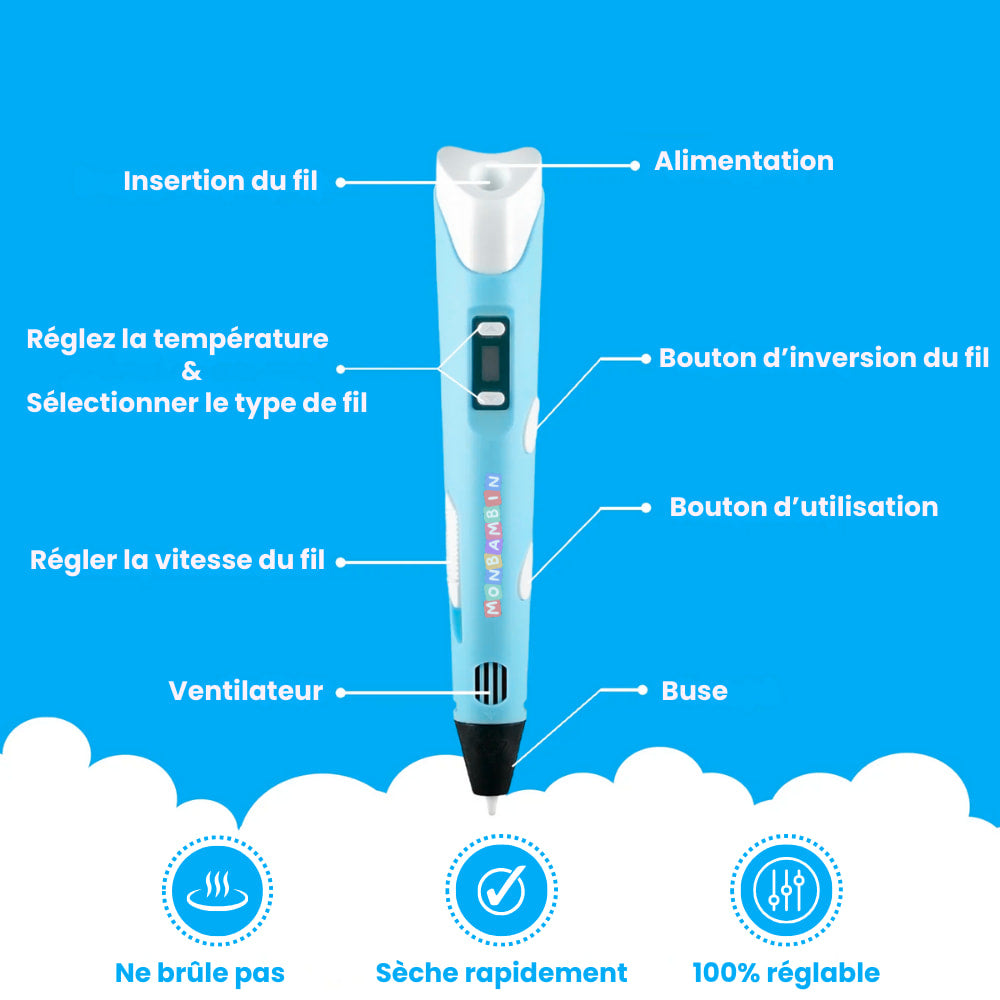 Stylo 3D - Donnez vie à leurs créations !