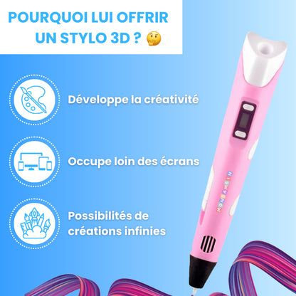 Stylo 3D - Donnez vie à leurs créations !