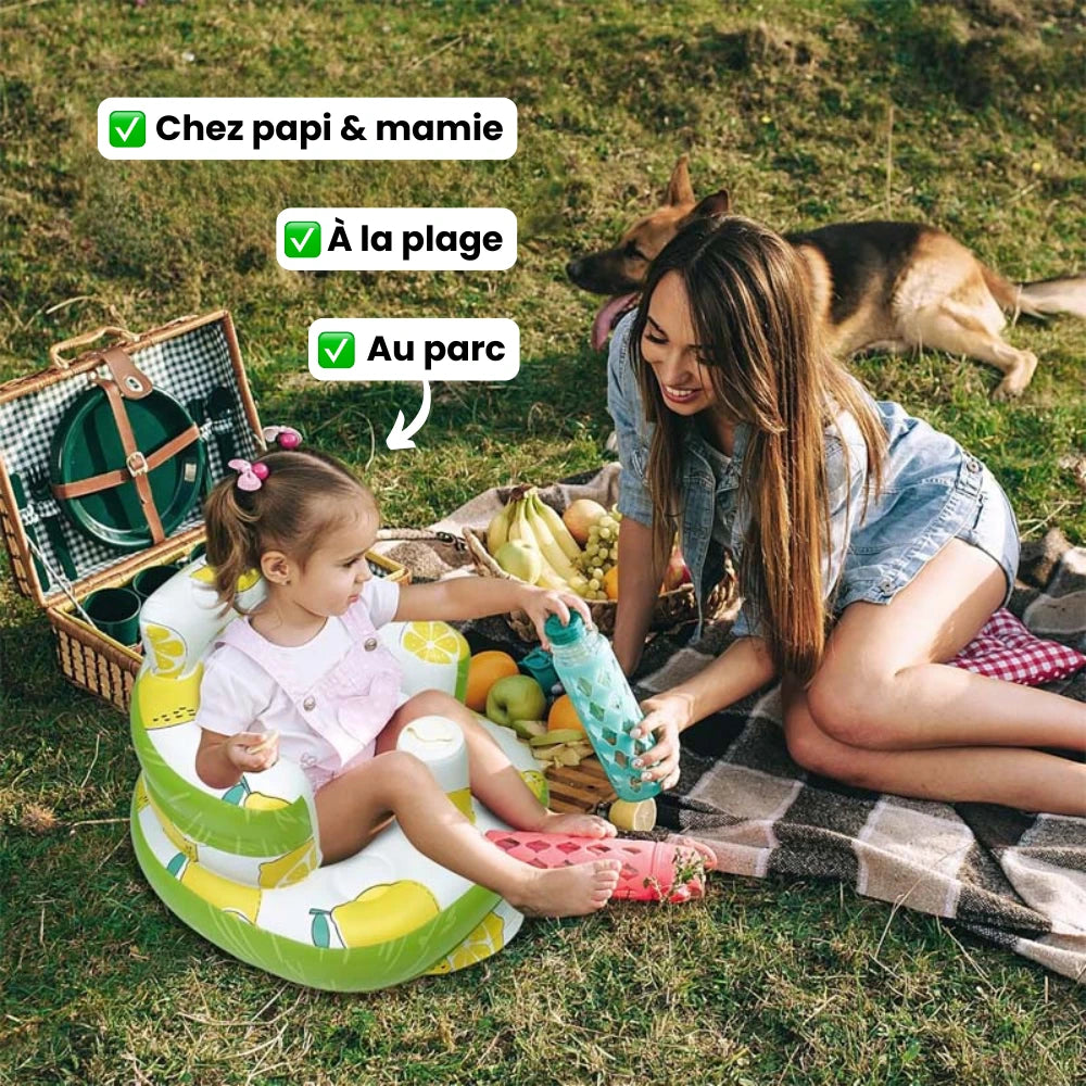 Fauteuil gonflable & transportable