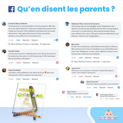 Tablette à dessin lumineuse pour enfants