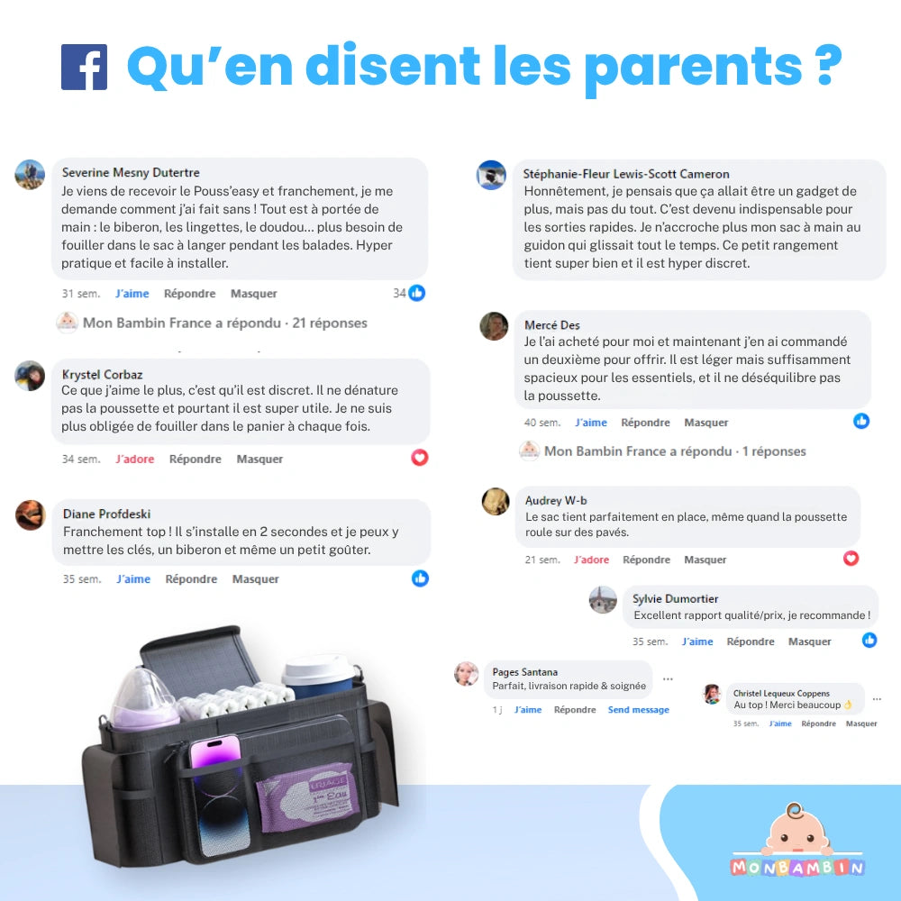 Pouss'easy™ :  rangement pour poussette