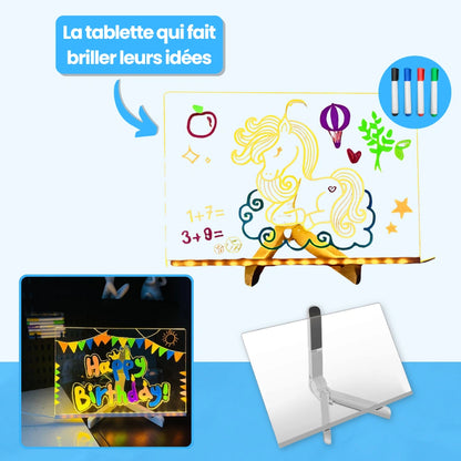 Tablette à dessin lumineuse pour enfants