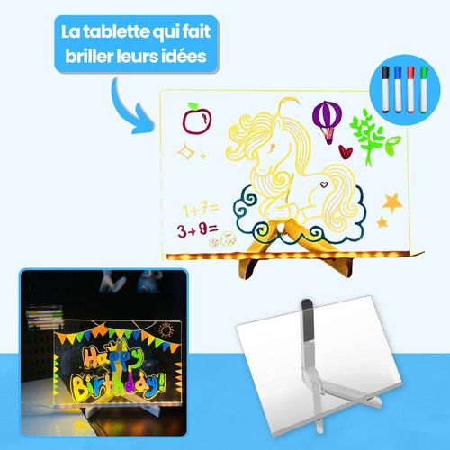 Tablette à dessin lumineuse pour enfants