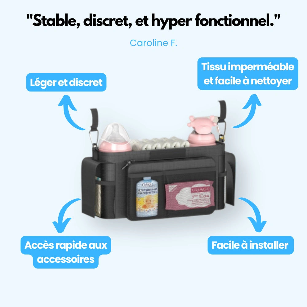 Pouss'easy™ :  rangement pour poussette