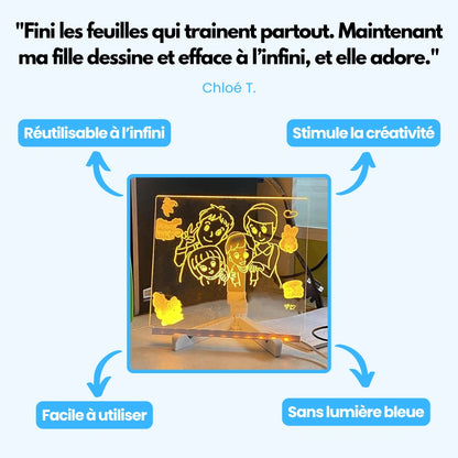 Tablette à dessin lumineuse pour enfants