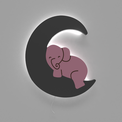 Lampe murale Éléphant