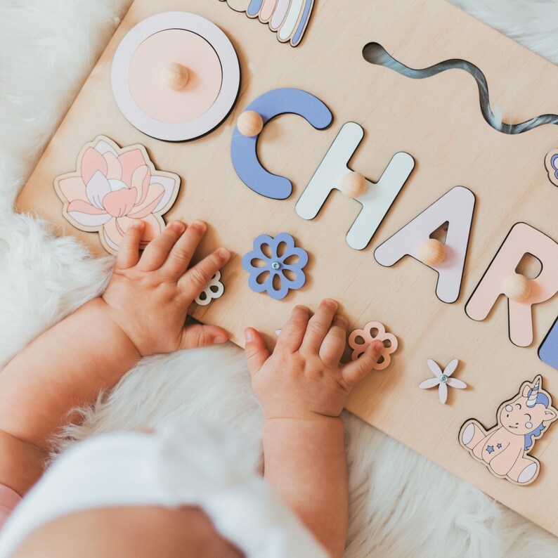 Puzzle Prénom Personnalisé en Bois