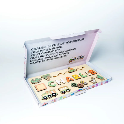 Puzzle Prénom Personnalisé en Bois